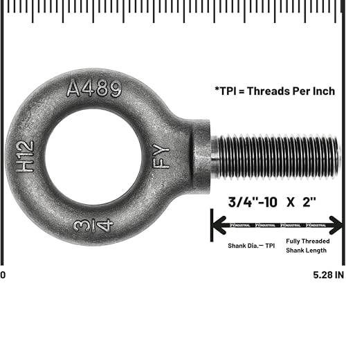Image of Bulk Carton of 36 Pcs Lifting Shoulder Eye Bolts 3 /4 inch-10 X 2