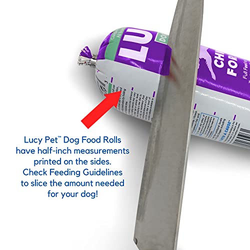 Lucy Pet Products Chicken Formula Dog Food Roll 2.5 Lb, Meaty, Semi-Moist Dog Food (100600074) #TOP6