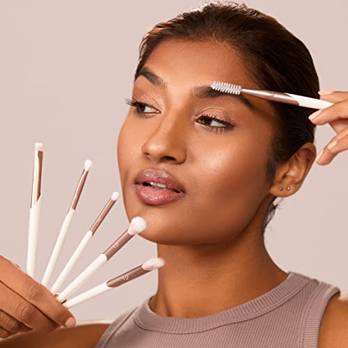 EcoTools Luxe Kit de pincéis profissionais de maquiagem para os olhos, para sombra, delineador e maq