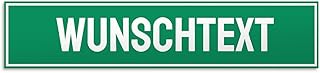 printplanet® - Straßenschild mit Text selbst gestalten - Kunststoff-Wegweiser mit Wunschnamen personalisieren und bedrucken - Größe 52 cm x 11 cm - Variante New York