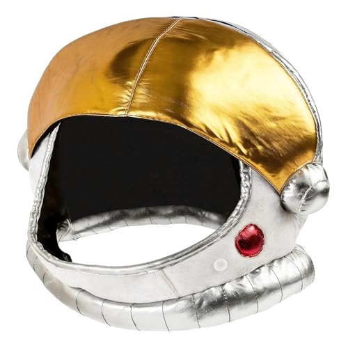 KEPATO Astronaut Helmet Crazy Hat Funny Hats for Adults Space Helmet Costume Crazy Hats for Adults Space Theme Party Hat Novelty Astronaut Helmet Costume Accessory for Halloween