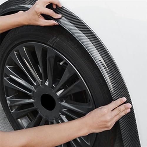 Guardabarros de coche universal con diseño de arco expansor negro y kit anticolisión 6