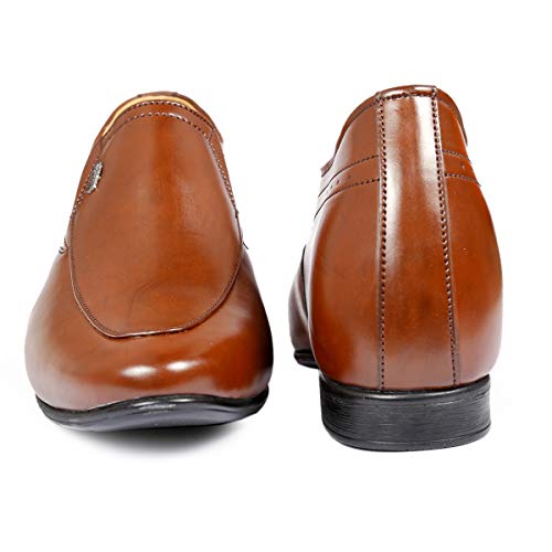 Image of Men's 9 cm (3.5 Inch) Height Increasing Dress Slip-On Formal Faux Leather Shoes
