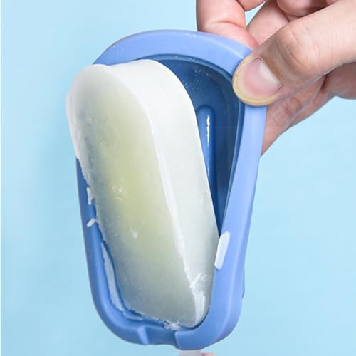 Molde silicona reutilizable para cubitos de hielo amarillo miniatura 3