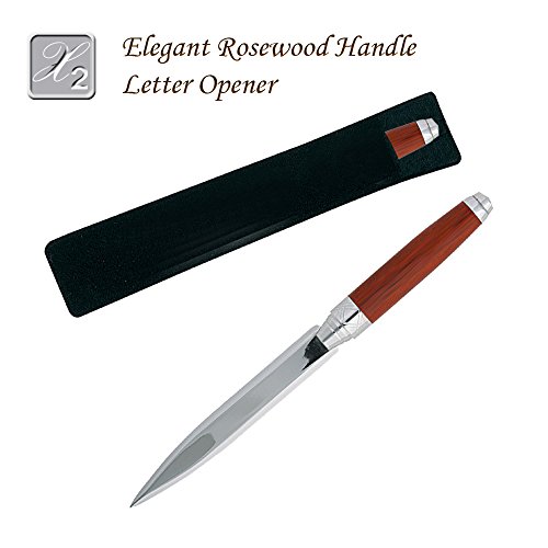 X2 Depot PL8173 Elegant Luxury Rosewood Handle Letter Opener thumb #1