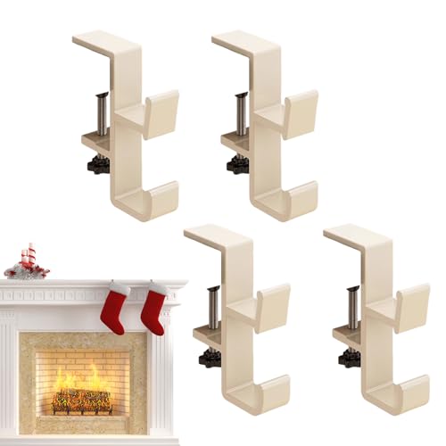 Dgayaeic Weihnachtskranz-Halter Für Kamin, Metallhaken Für...