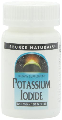 120 tabletas de yoduro de potasio de Source Naturals, 32.5mg