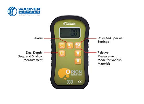 Wagner Meters Orion 930 Dual Depth Pinless Wood Moisture Meter Kit - Standard