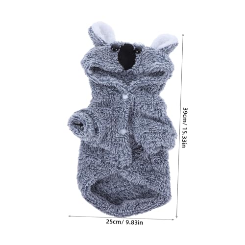 Disfraz cálido para perros LIOOBO, abrigo azul talla M miniatura 2