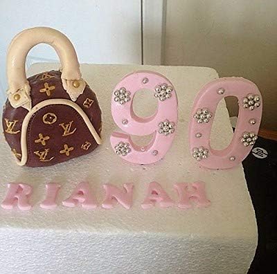 Sac A Main En Sucre Comestible Personnalise Avec Logo Numero D Age Nom Pour Femmes Filles Anniversaire Anniversaire De Mariage Soiree Feminine Etc Decoration De Gateau 3d Faite A La Main Amazon Fr Epicerie
