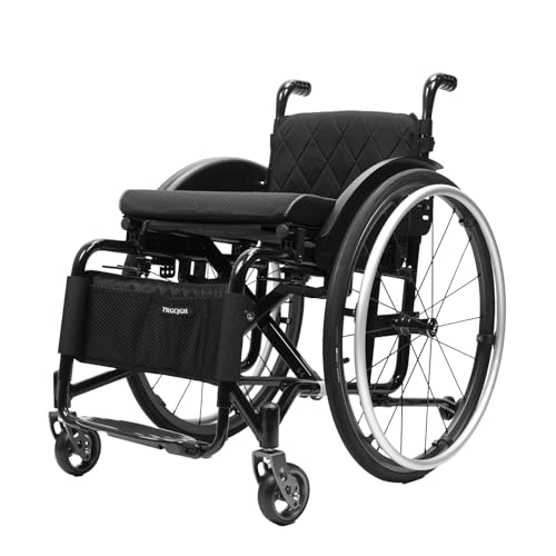 TRGCJGH �X�|�[�c�Ԉ֎q�A���l�p�������y�ʐ܂��ݎԂ��� �R���p�N�g�A���~���� �ԃC�X�A���s�p�Ԃ��� �O�o�p �����^�шՂ�(Black,17in Seat Width)