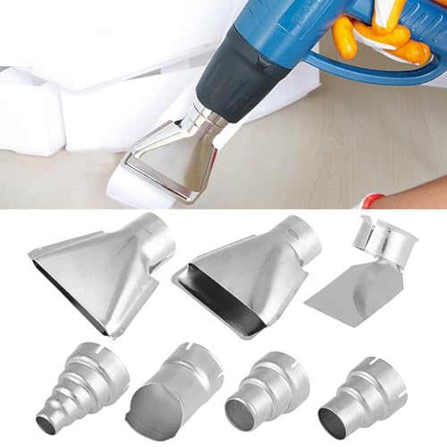 Image of 35-40mm Heat Gun Nozzles Kit Stainless Steel 7pcs Resistance Soldering Station Repair Tool Accessory, Kelepuzux1e8yg4k