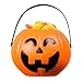 Adorox Small Mini Plastic Jack O Lantern Pumpkin Halloween Party Favor Candy Bucket Table Decoration Props (12)
