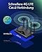 Cudy 4G LTE Cat 6 WLAN Router, LTE-Modem-Router, Dual SIM 4G Mobilfunkrouter, AC1200 Dualband WLAN, 4 Gigabit Anschlüsse, OpenVPN, WireGuard, Band Lock, TTL, AT Befehle, LT700