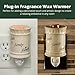 Dawhud Direct Wall Plug-in Wax Warmer for Scented Wax Ceramic Faith Family Friends Electric Home Fragrance Warmer for Essential Oils Candle Wax Melts and Tarts Scent Warmer Night Light