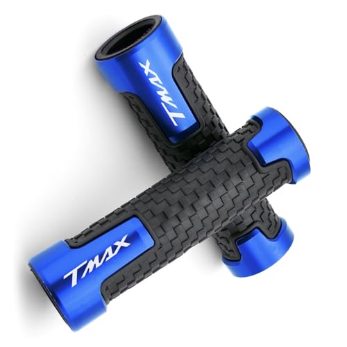 Poignées de guidon moto 22mm en alu CNC et gel pour Yamaha TMAX 500 530 560