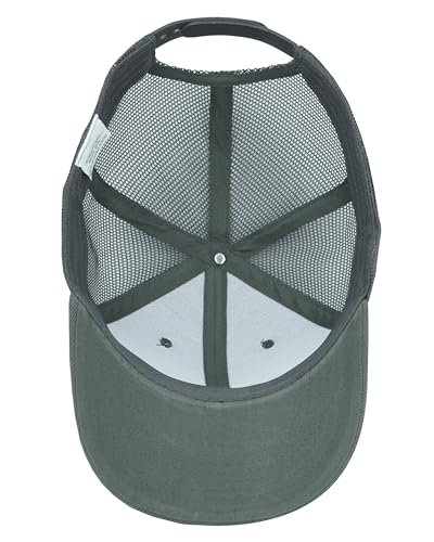 Image of Gelante Mesh Trucker Baseball Cap Snapback Hat Structured Front Panel
