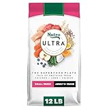 Nutro Ultra Adult Small Breed Dry Dog Food, Chicken, Lamb and Salmon Protein Trio, 12 lb Bag