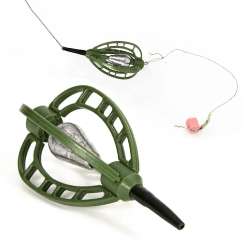 6 piezas Cebo de Carpa, jaula portacebo para pesca miniatura 3