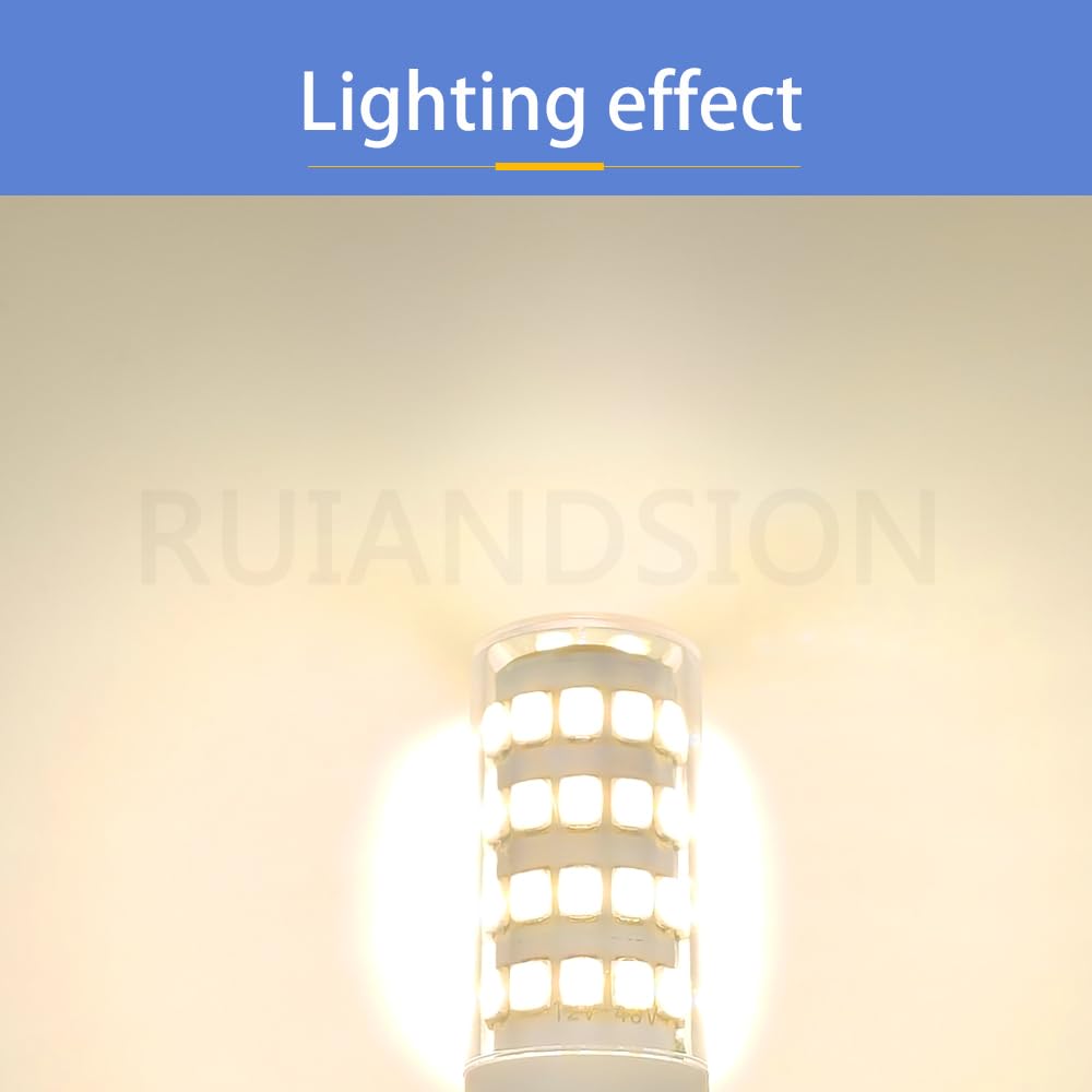 Ruiandsion Confezione da 5 Lampadine LED E14 a Mais 3W Bianco Caldo 3000K,Tensione 85V-265V,CRI Elevato Senza Sfarfallio Dissipazione in Ceramica Base E14 per Lampade a Sospensione,Cappa da Cucina