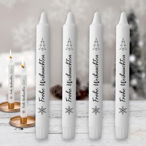 Verschiedene Weihnachten Set Kerze Stabkerzen fertig bedruckt kein...