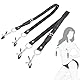 YUZHO labienspange schamlippenspreitzer für frauen nippelklemme für frauen BDSM Klitoris und Nippel Stimulation Lederriemen verstellbare Schamlippen Fesseln weibliche Klitoris Vaginal Spielzeuge Sm