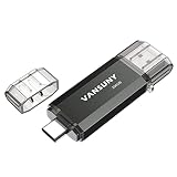 Vansuny USBメモリ Type-C 256GB 高速転送データ USBフラッシュドライブ 2in1 OTG USB 3.0 + USB C メモリスティック デュアル タイプC 256ギガ 大容量 (黒)