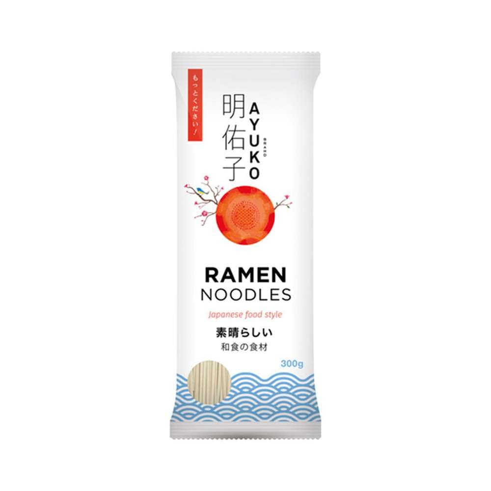 Fideos Ramen de Trigo 300 g Pack 3 Bolsas 2 mm Textura Firme para Sopa Yakisoba