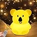 Luce notturna per bambini Luce morbida in silicone Luce da comodino a 9 colori Luce notturna a LED ricaricabile Luce notturna Koala Protezione per gli occhi Luce notturna Ragazzo regalo - Medio Koala