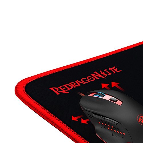 Redragon P001 ARCHELON Gaming Mouse Pad, Stitched Edges ...