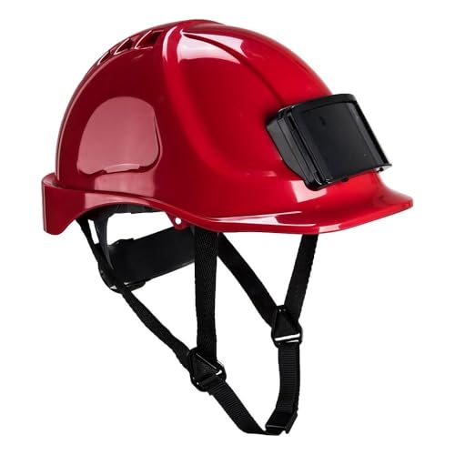 Portwest PB55 Casque Rigide ventilé avec Badge Rouge