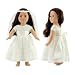 18 Inch Doll Bridal Gown | Communion Dress or Wedding | Fits 18" American Girl Dolls Clothes