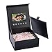 5-Inch IPS Screen Video Gift Box - Custom Black Paper Design with APP Control, 8GB Memory, Type-C Charging - Ideal Greeting Card Box with LCD for Unique Gifting