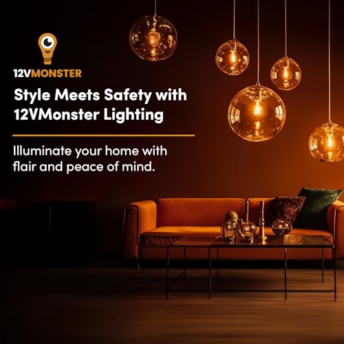 Flame Effect Chandelier LED Fire Candle Light Bulb Flaming Flicker E12 Candelabra Base Shape Novelty Lighting B11 Replacement Bulbs 12mm Diameter Fitting, 110MM / 4.25" Total Length 120V - 3 Pack by 12Vmonster - Image 8