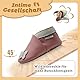 Mejale Lederschuhe Kinder Krabbelschuhe Baby Junge Mädchen Hausschuhe Weicher Leder Babyhausschuhe(12-18 Monate, Rosa, L)