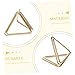 Uonlytech 30Pcs Triangle Shaped Paper Clips Creative Memo Holders for Weddings Notes and Decoration Design and Reliable Paper Clip
