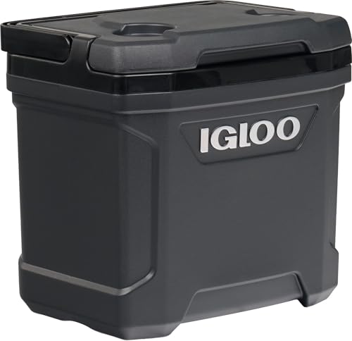 Image of Igloos Cooler Hard-Sided Ice Chest, Insulated Portable Cooler, Heavy-Duty, Leak-Resistant Lid, Lightweight Ergonomic Handle