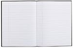 Blueline Carnet de notes Couverture rigide de reliure parfaite, 144 Pages, 9-1/4" x 7-1/4", Noir (A80)
