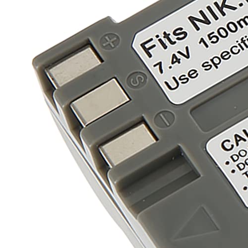 Batería EN-EL3e de 1500mAh para fotografía de viajes y largas sesiones con cámaras D90 y D700 7