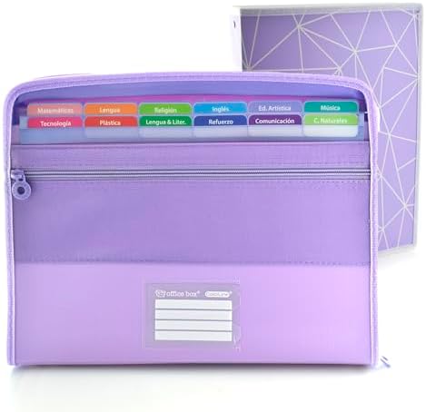 Office Box - Pack Vuelta al Cole: Carpeta Clasificadora VISION 12...