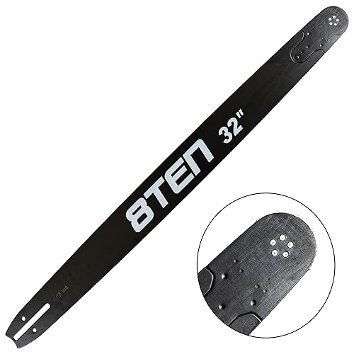 8TEN 32\" Chainsaw Guide Bar & Chain .050 3/8 105DL for Husqvarna 372XP 365 Echo Jonsered 591119405