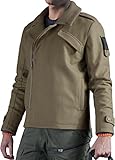 Musterbrand World of Tanks Men Jacket Tank Commander Green S
