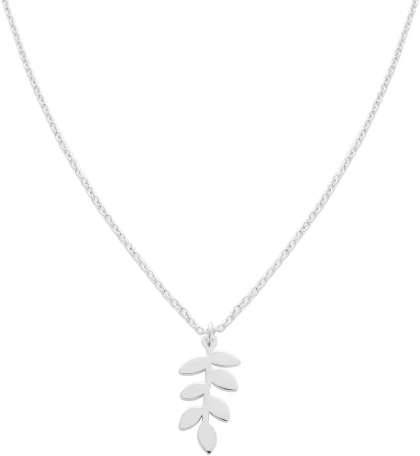 Honeycat Magic Charm Fern Necklace in Gold, Rose Gold, or Silver | Minimalist, Delicate Jewelry