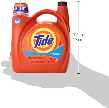 Tide Liquid Laundry Detergent, Clean Breeze, 96 Loads 150 fl oz (Packaging May Vary)