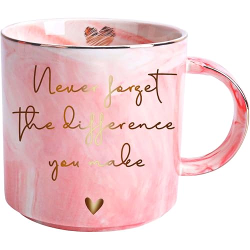 Thank You Gifts for Women - Funny Gifts Ideas for Friends, Coworkers, Boss, Employee, Mom, Mentor - Inspirational, Thoughtful, Birthday, Friendship, Graduation Presents for Her - Ceramic Coffee Cup