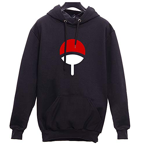 Blusa Moletom Clã Uchiha Akatsuki Hokage Uzumaki - Naruto (G, PRETO)