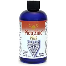 RnA ReSet Pico Zinc Plus Liquid Zinc & Copper Supplement, Pico-Ionic Mineral Solution, 8.1 Fl Oz 1-Pack, NSF Contents Certified, Immune Support, Skin Health, Cellular Health, Vegan