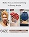ZURLEFY Bonnet Turban Hats for Women, Ladies Turbans and Head Wraps, Rust Hair Wraps for Women Fashion Accessories(30-7)