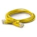 Produktbild wantecWire Extra dünnes Patchkabel CAT.6 UTP, Länge 0.5 m, gelb