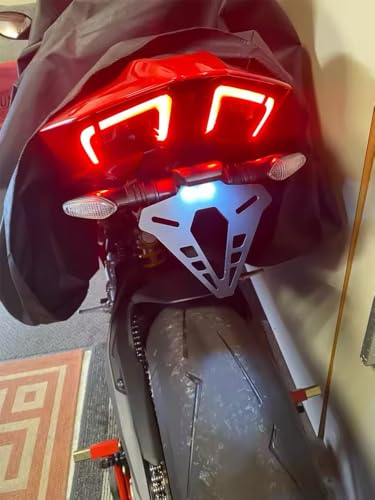 Support de plaque d'immatriculation moto résistant aux vibrations pour Panigale - 3
